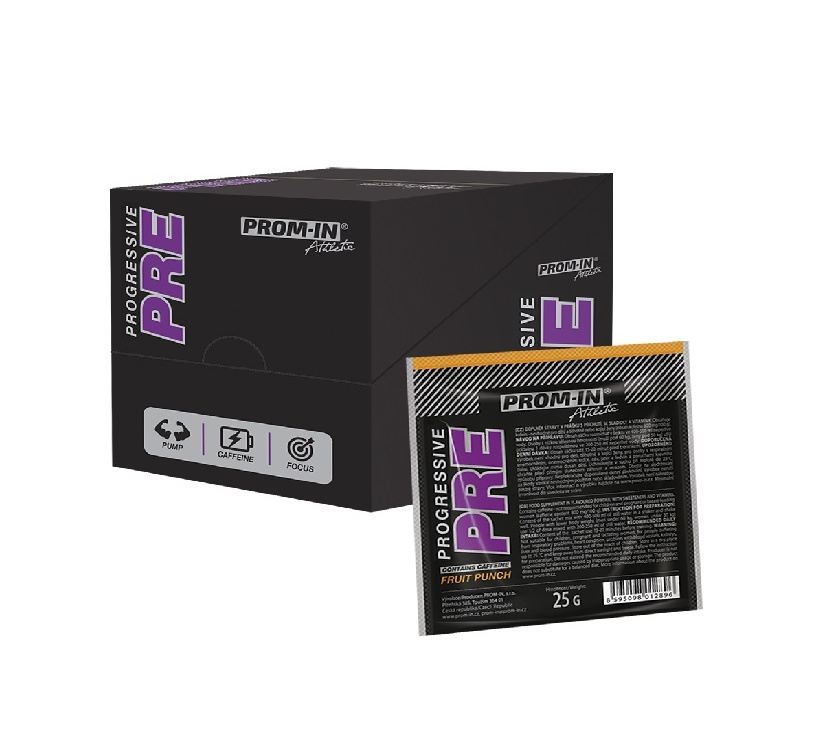 Prom-IN Progressive Pre Ovocný punč 10x25 g PROM-IN