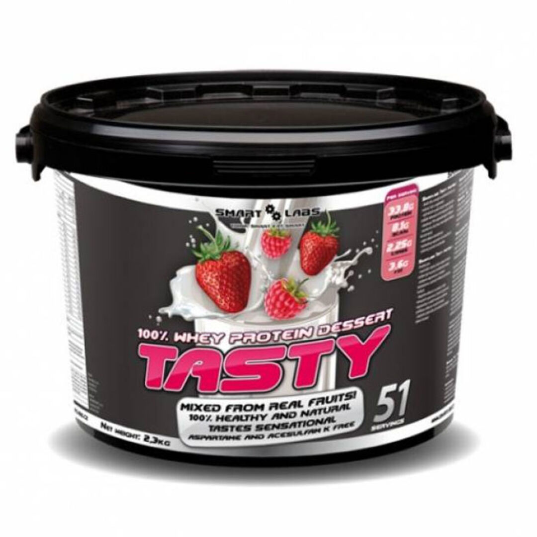 Smartlabs Tasty 100% Whey Protein 2kg - malina Smartlabs