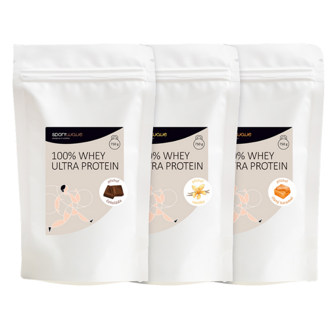 Sport Wave 100% Whey Ultra Protein 750g - čokoláda Sport Wave