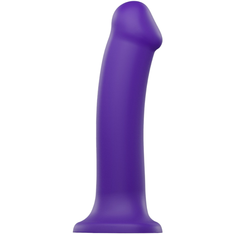 Strap-on-me Ohebné dildo z dvojitého silikonu (20 cm)