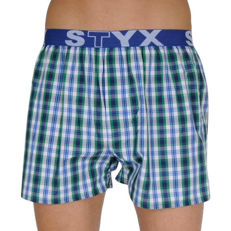 Styx Pánské trenky sportovní guma vícebarevné (B103) M Styx