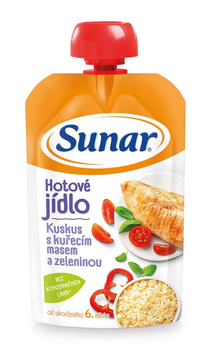 Sunar Kuskus s kuřecím masem a zeleninou 120 g Sunar
