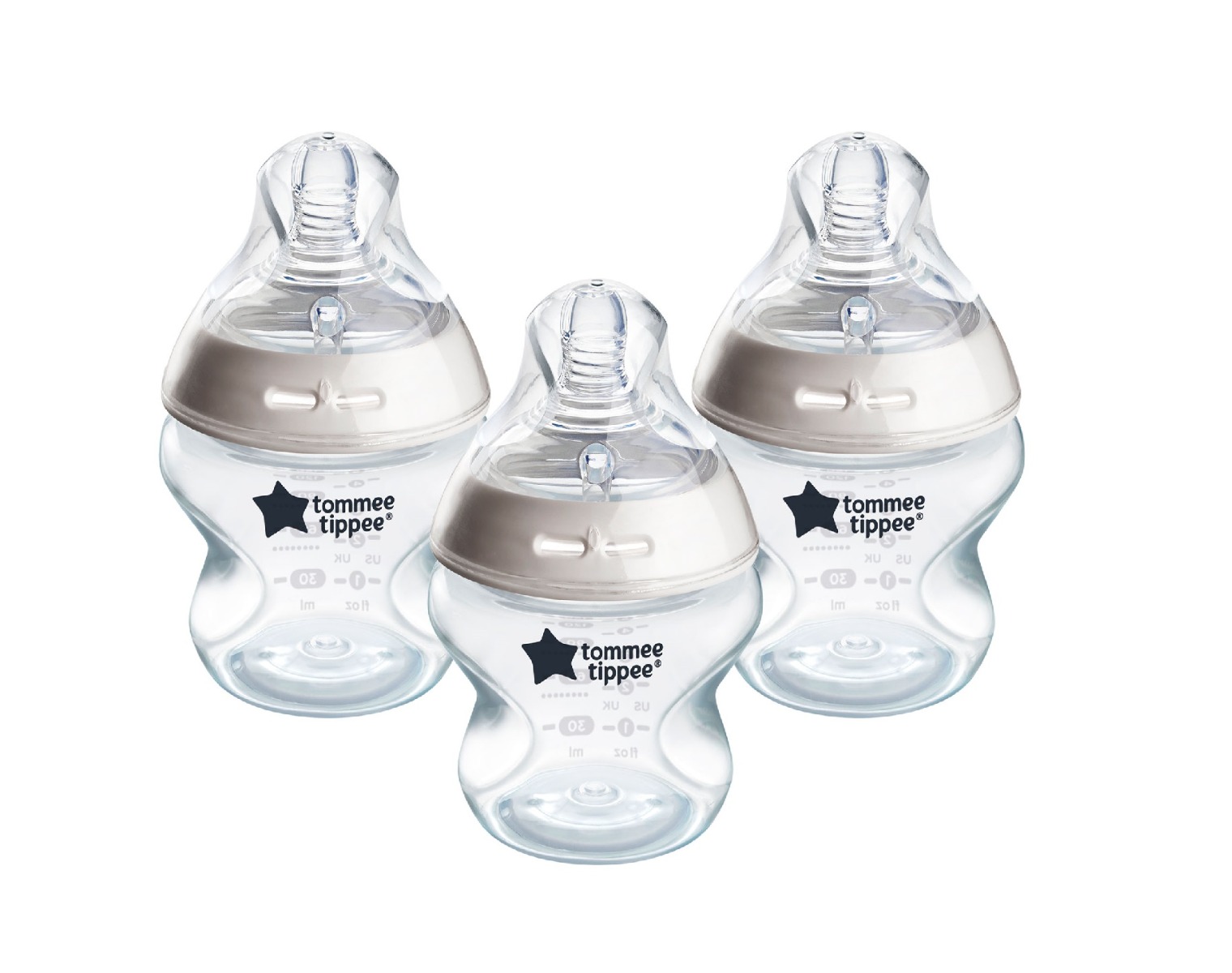 Tommee Tippee Natural Start Samosterilizační kojenecká lahev s Anti-Colic savičkou Pomalý průtok 0m+ 150 ml 3 ks Tommee Tippee