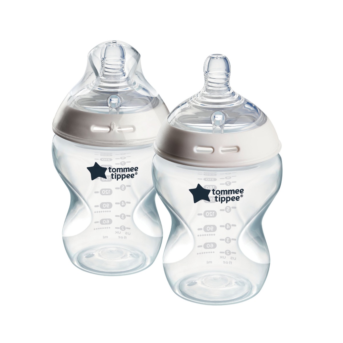 Tommee Tippee Natural Start Samosterilizační kojenecká lahev s Anti-Colic savičkou Pomalý průtok 0m+ 260 ml 2 ks Tommee Tippee