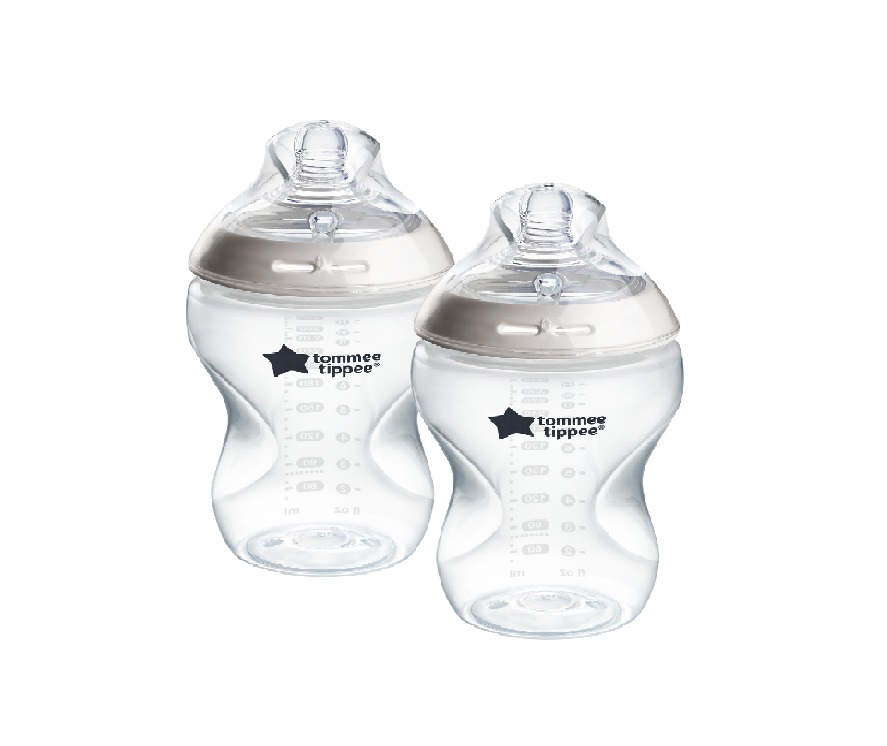 Tommee Tippee Natural Start Samosterilizační kojenecká lahev s Anti-Colic savičkou Střední průtok 3m+ 340 ml 2 ks Tommee Tippee