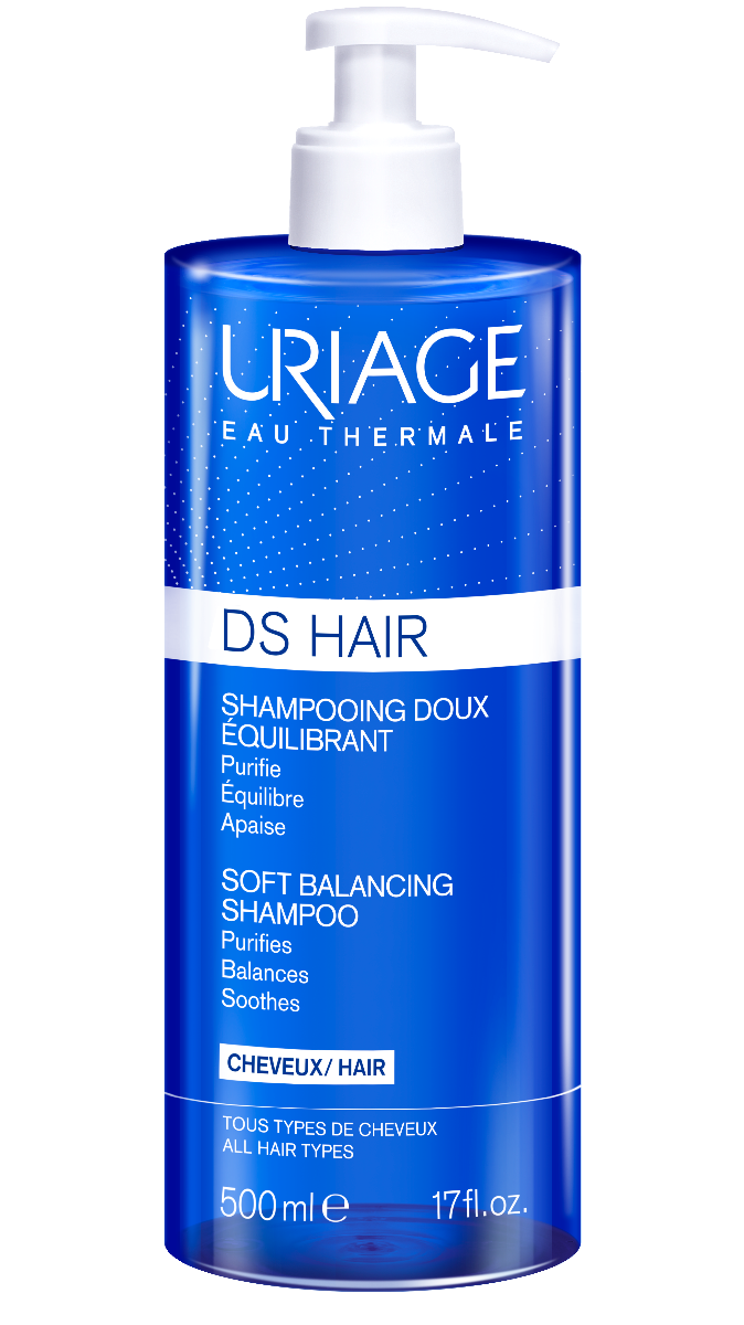 Uriage DS Hair Balancing Shampoo jemný zklidňující šampon 500 ml Uriage