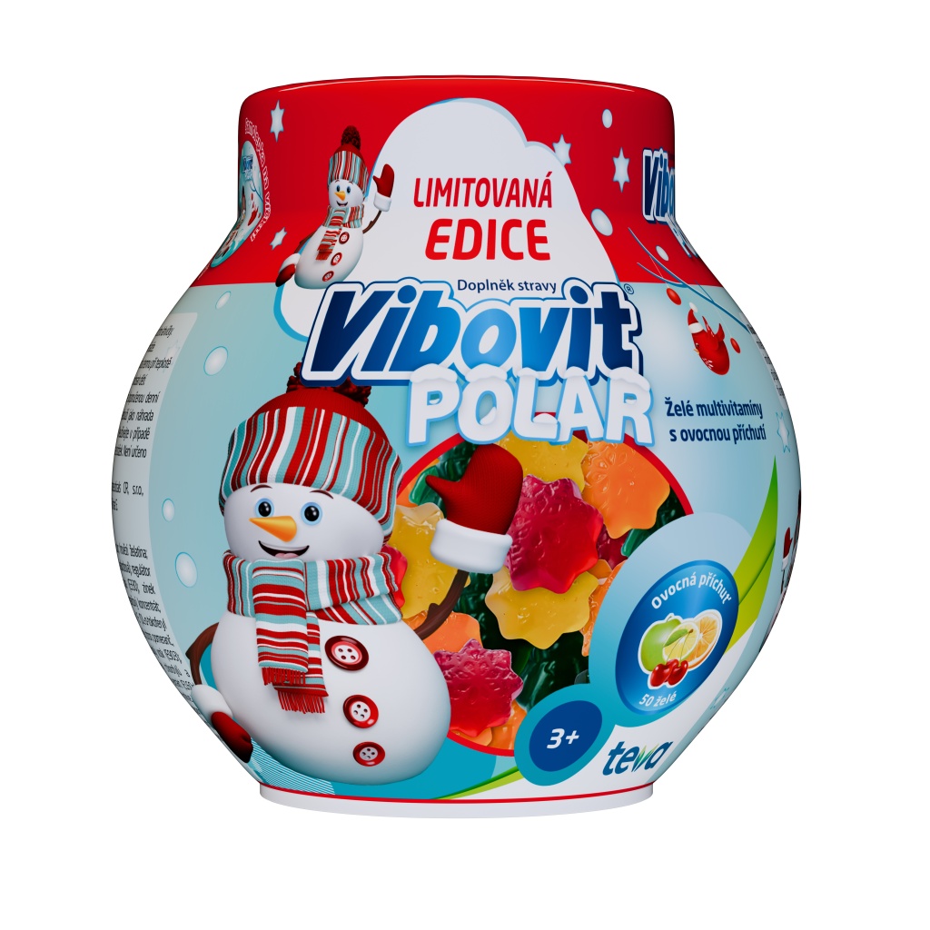 Vibovit Polar želé multivitamíny 50 ks Vibovit