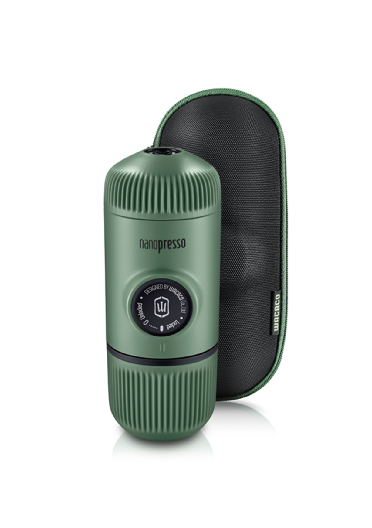 Wacaco Nanopresso Moss Green + pevný obal Cestovní kávovar Wacaco