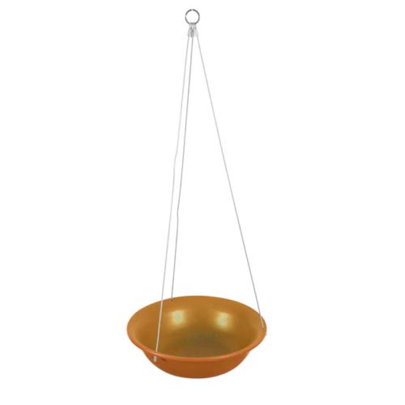 Zolux Keramická miska na vodu nebo krmivo závěsná 48cm/26cm oranžová Zolux