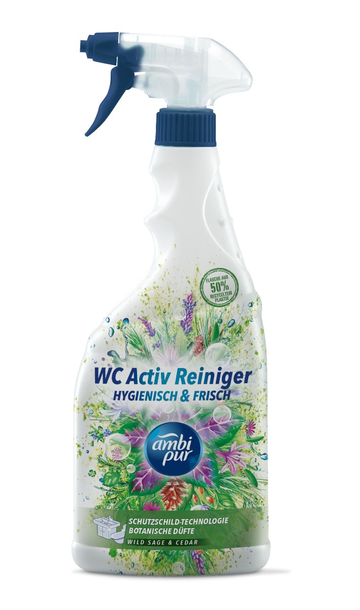 Ambi Pur WC Active sprej divoká šalvěj & cedr 750 ml Ambi Pur