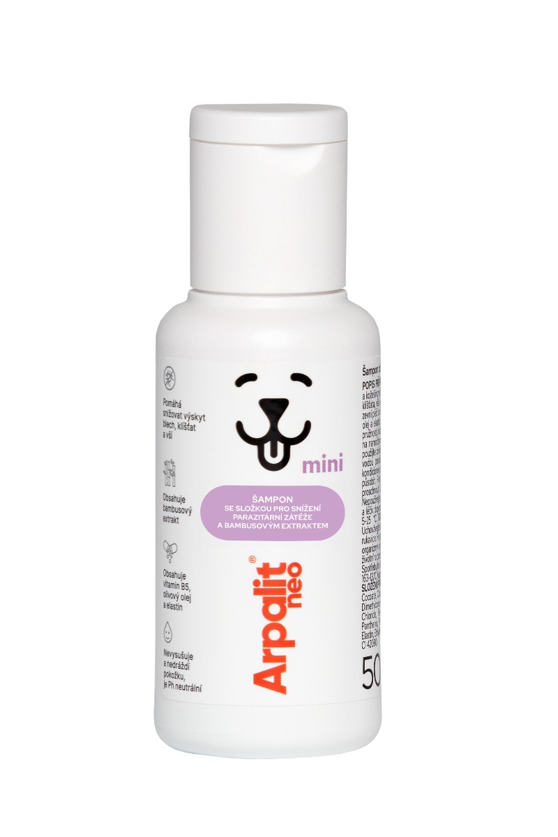 Arpalit Neo Šampon se složkou pro snížení parazitární zátěže a bambusovým extraktem 50 ml Arpalit