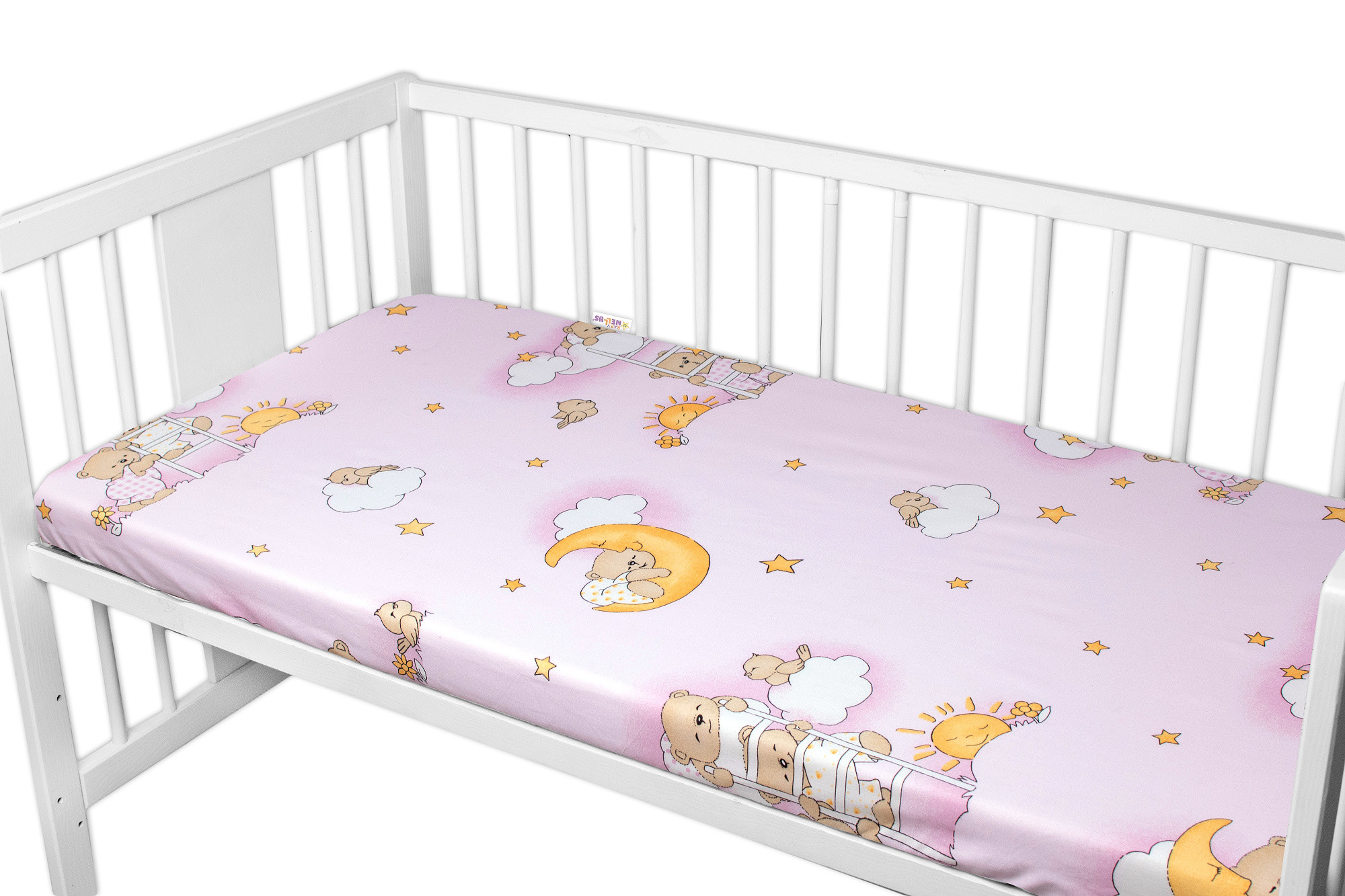 Baby Nellys Prostěradlo do postýlky bavlna Premium
