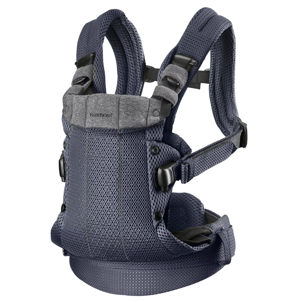 BabyBjörn Nosítko Harmony Anthracite 3D mesh