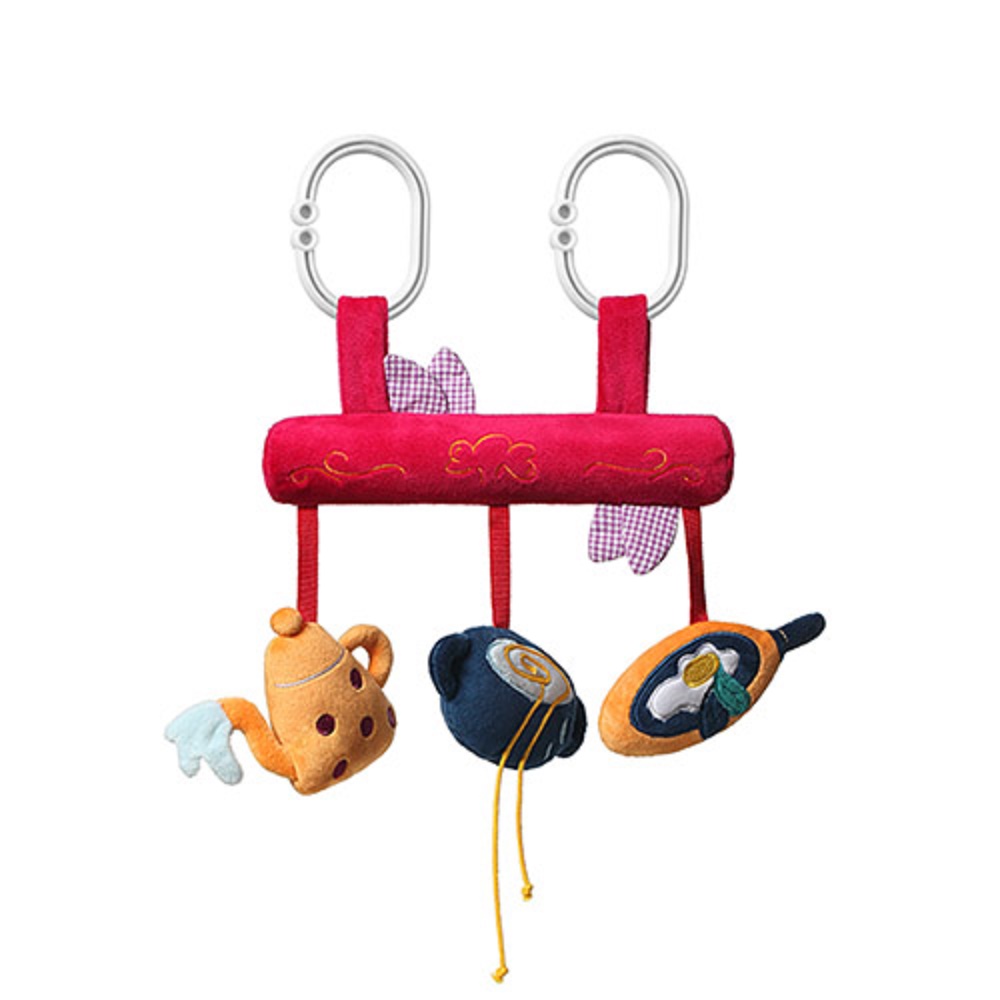 Babyono Závěsná edukační hračka Small Cook - červená