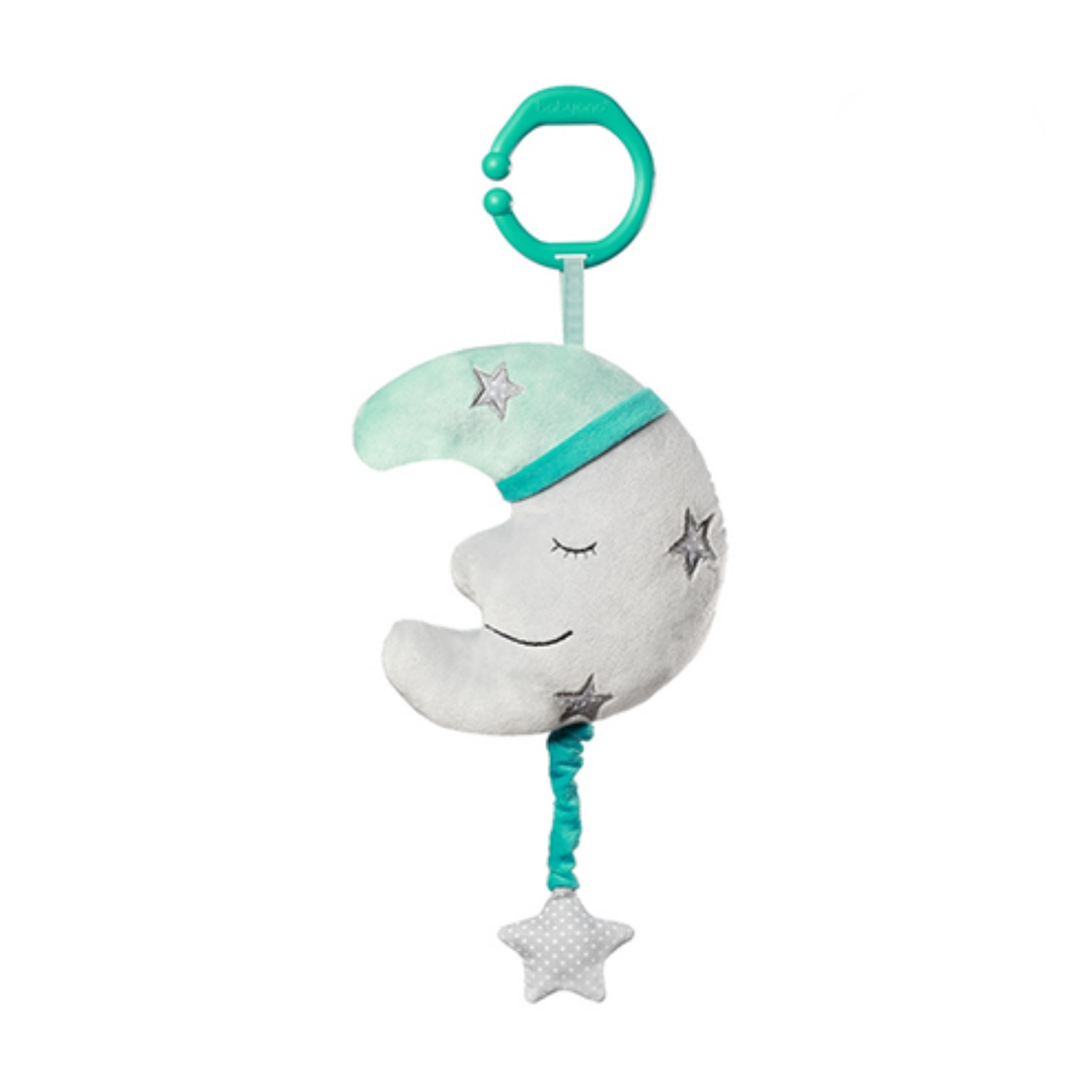Babyono Závěsná plyšová hračka s melodií - Happy Moon