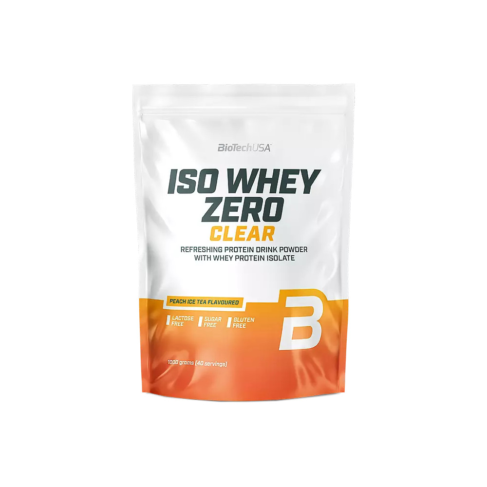 BioTech USA Iso Whey Zero Clear 1000g - broskev BioTech USA