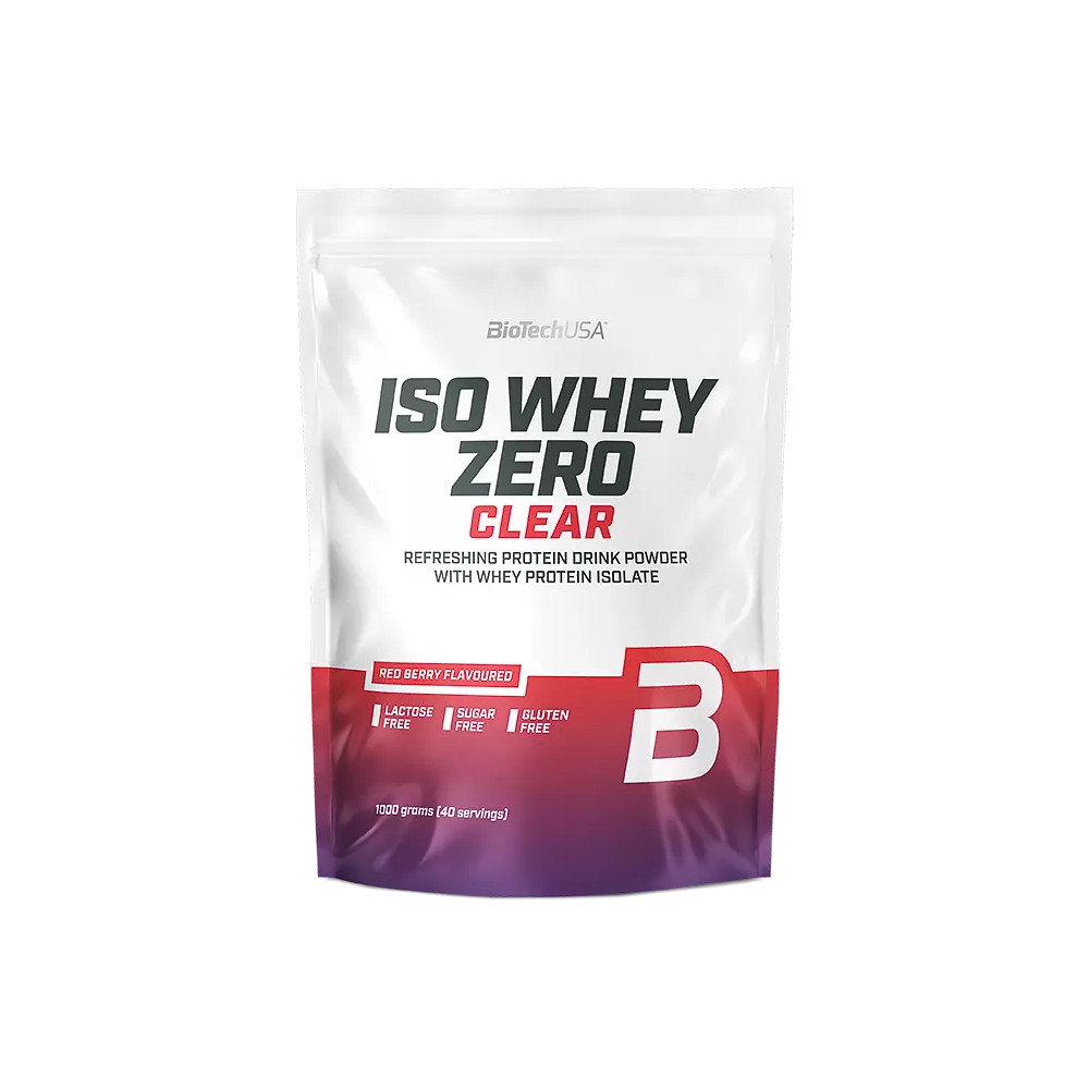 BioTech USA Iso Whey Zero Clear 1000g - lesní plody BioTech USA