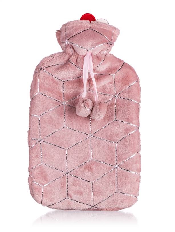 Calme Termofor Cube 2 l zahřívací láhev růžová Calme