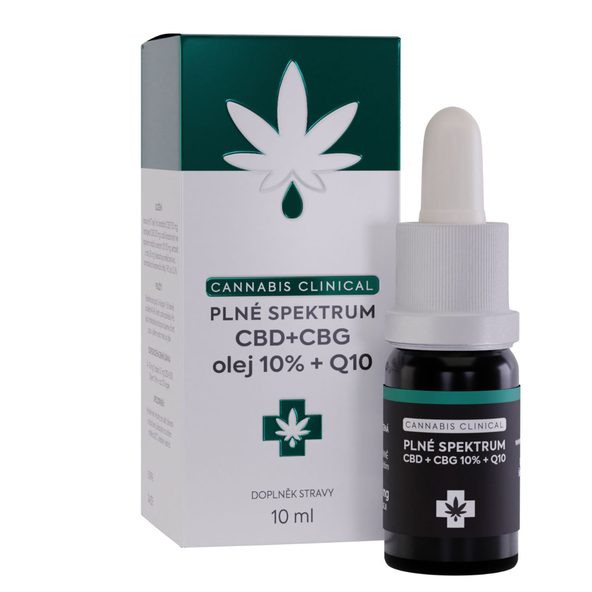 Cannabis Clinical CBD + CBG 10% + Q10 10 ml Cannabis Clinical