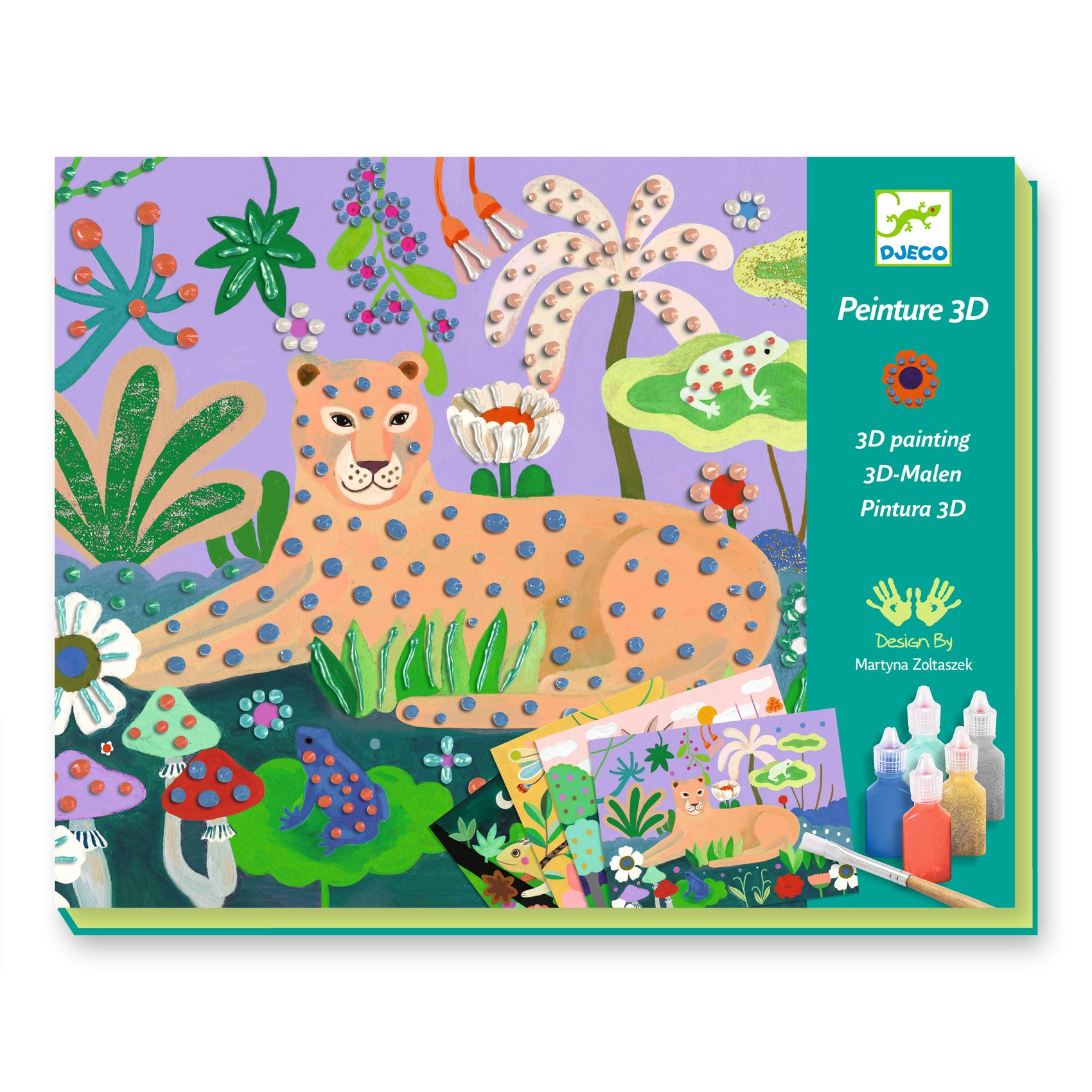 Djeco 3D obrazy Tropical forest Djeco