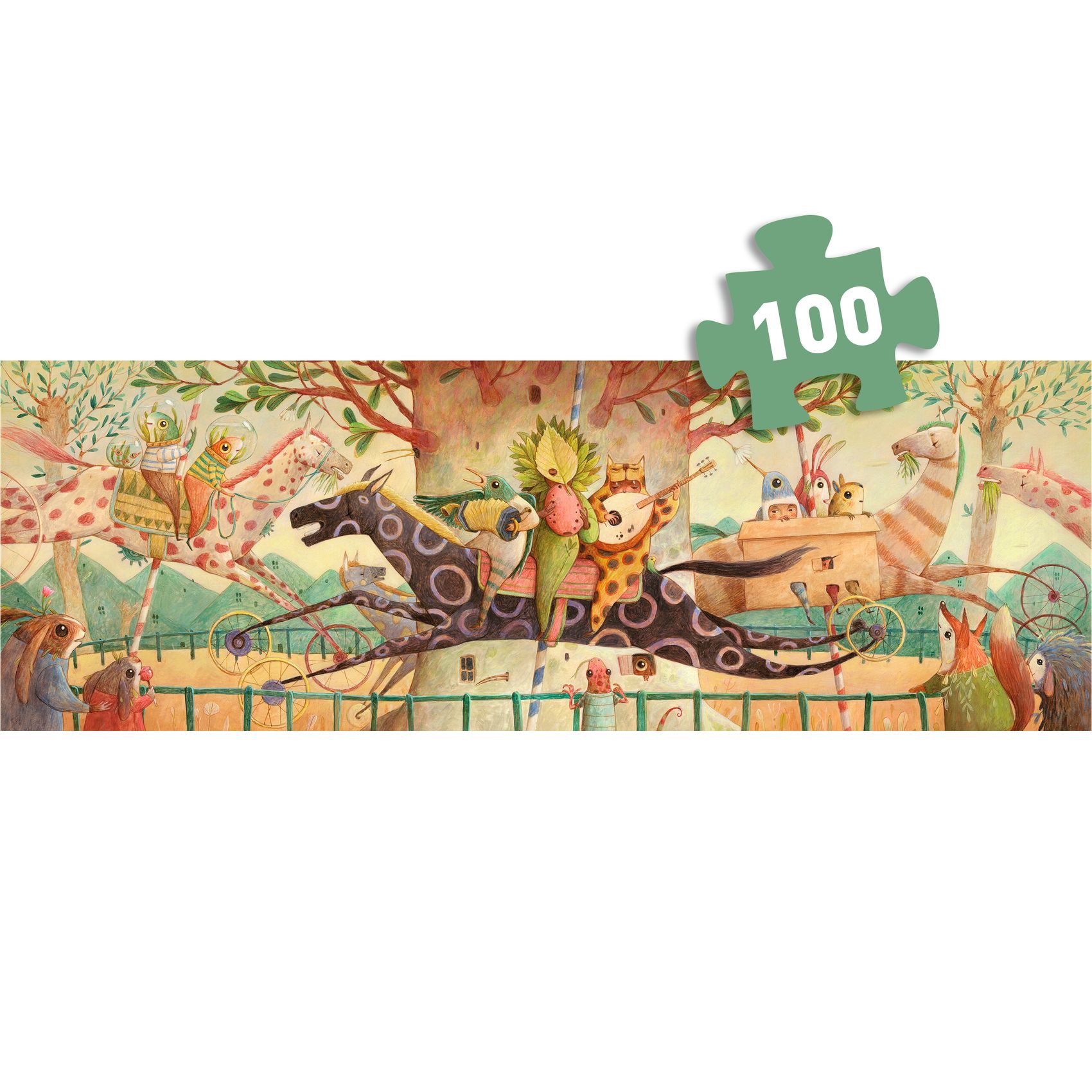 Djeco Puzzle Wonderful ride - 100 pcs Djeco