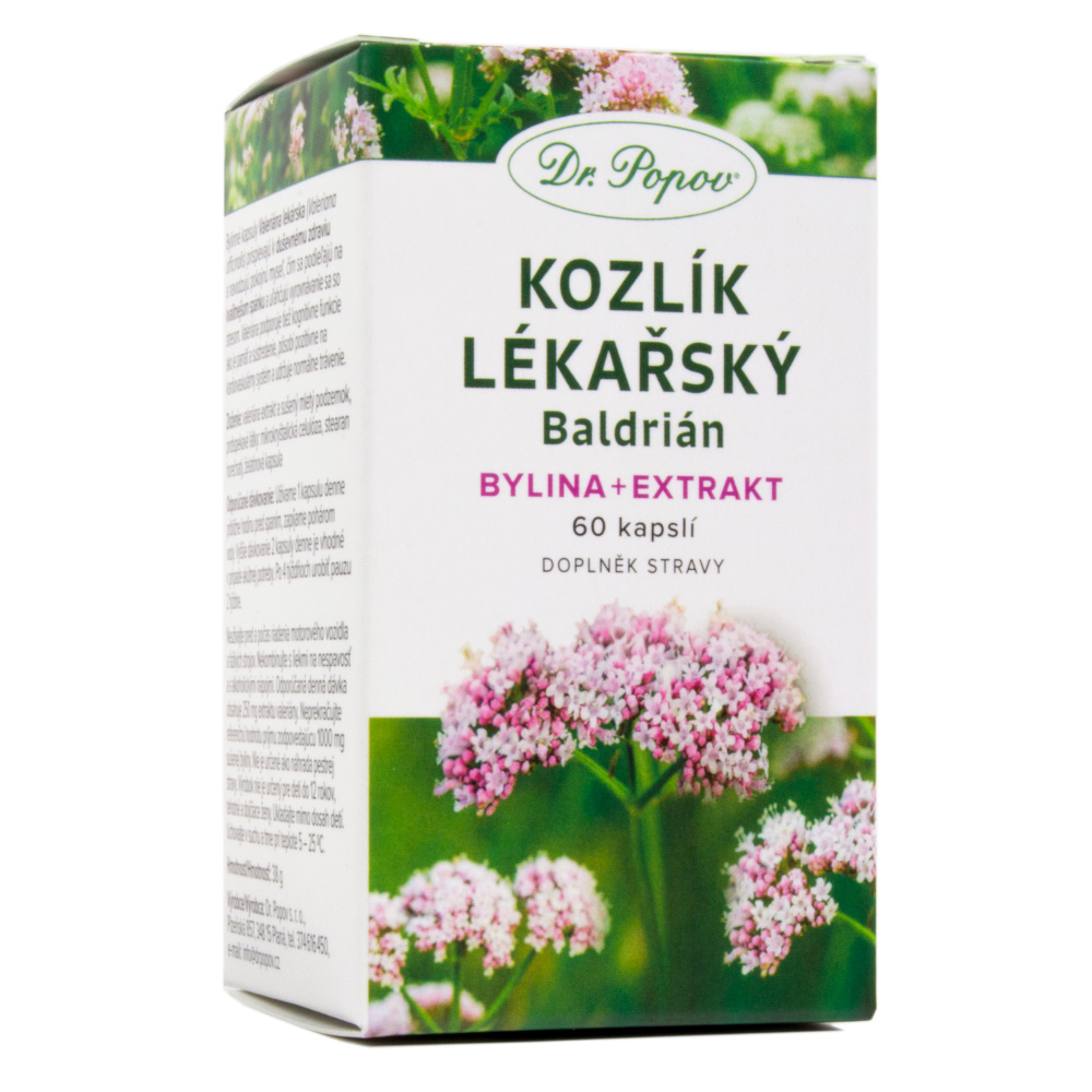 Dr. Popov Kozlík lékařský bylinné kapsle 60 kapslí Dr. Popov