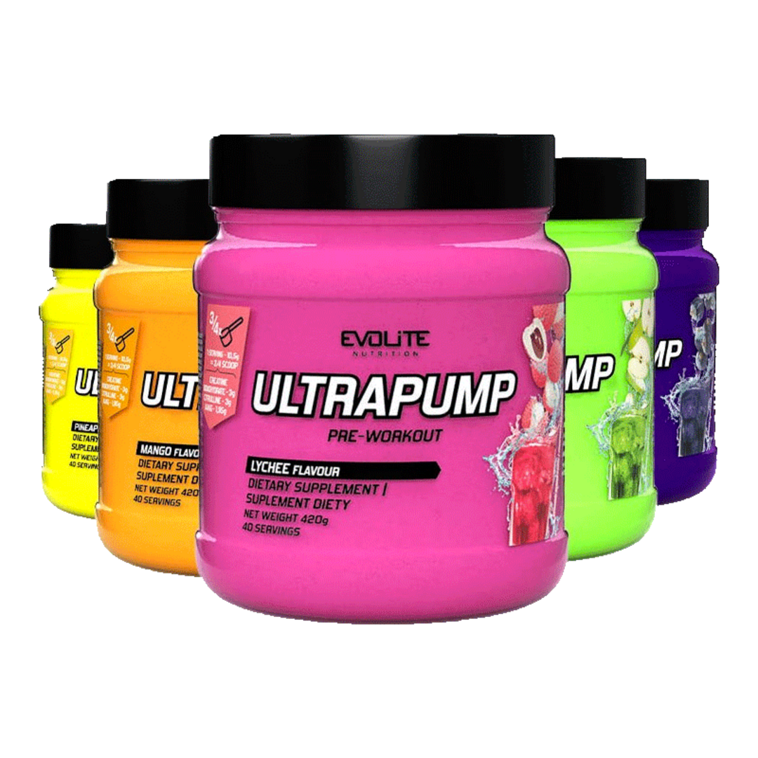 Evolite Nutrition Ultra Pump 420g - zelené jablko Evolite Nutrition