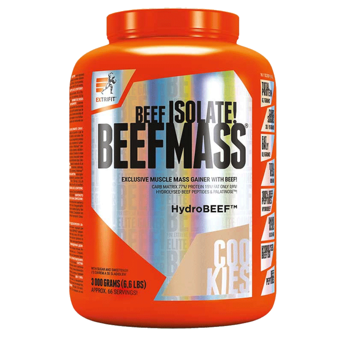 Extrifit BeefMass 3kg - vanilka