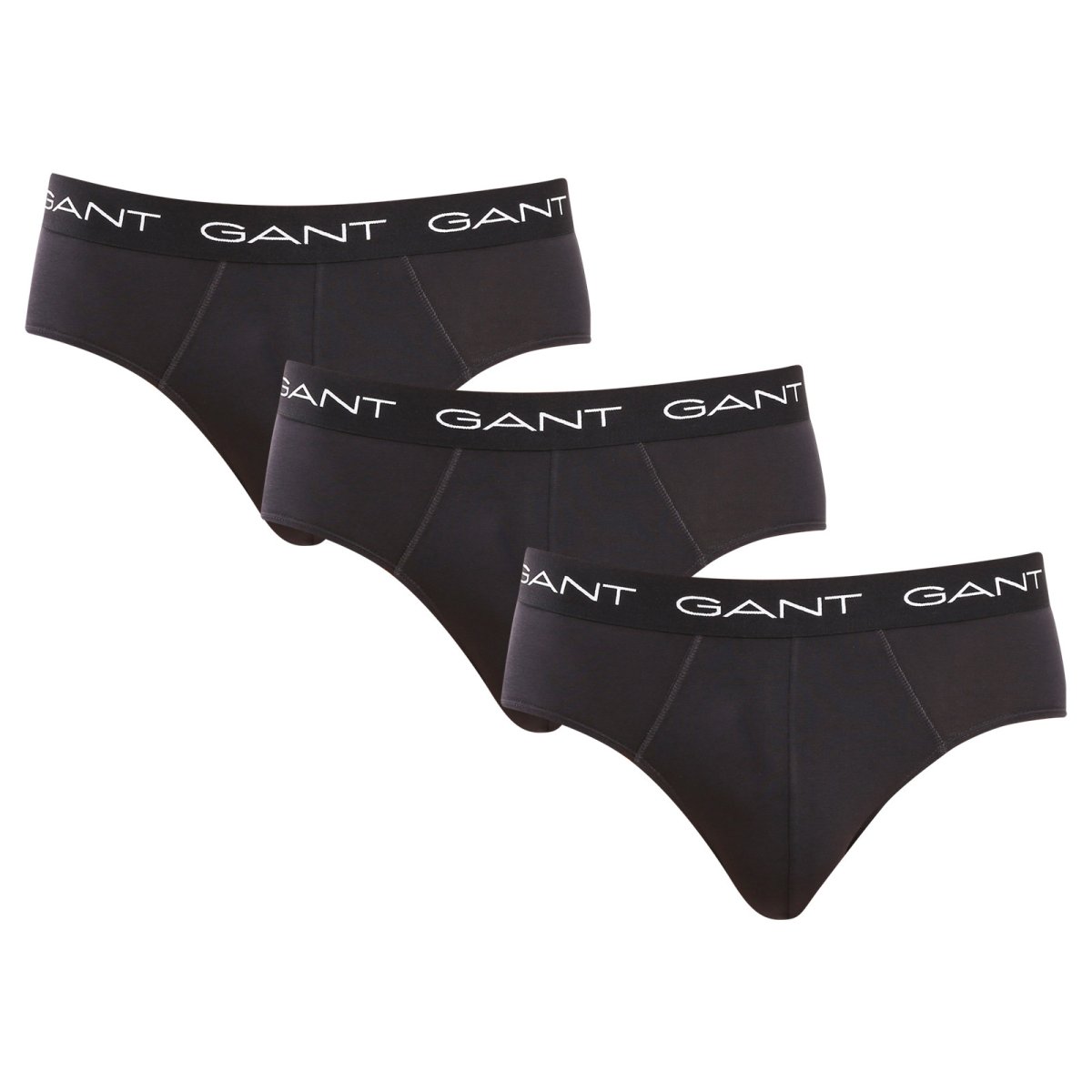 GANT 3PACK pánské slipy černé (900013001-005) M Gant