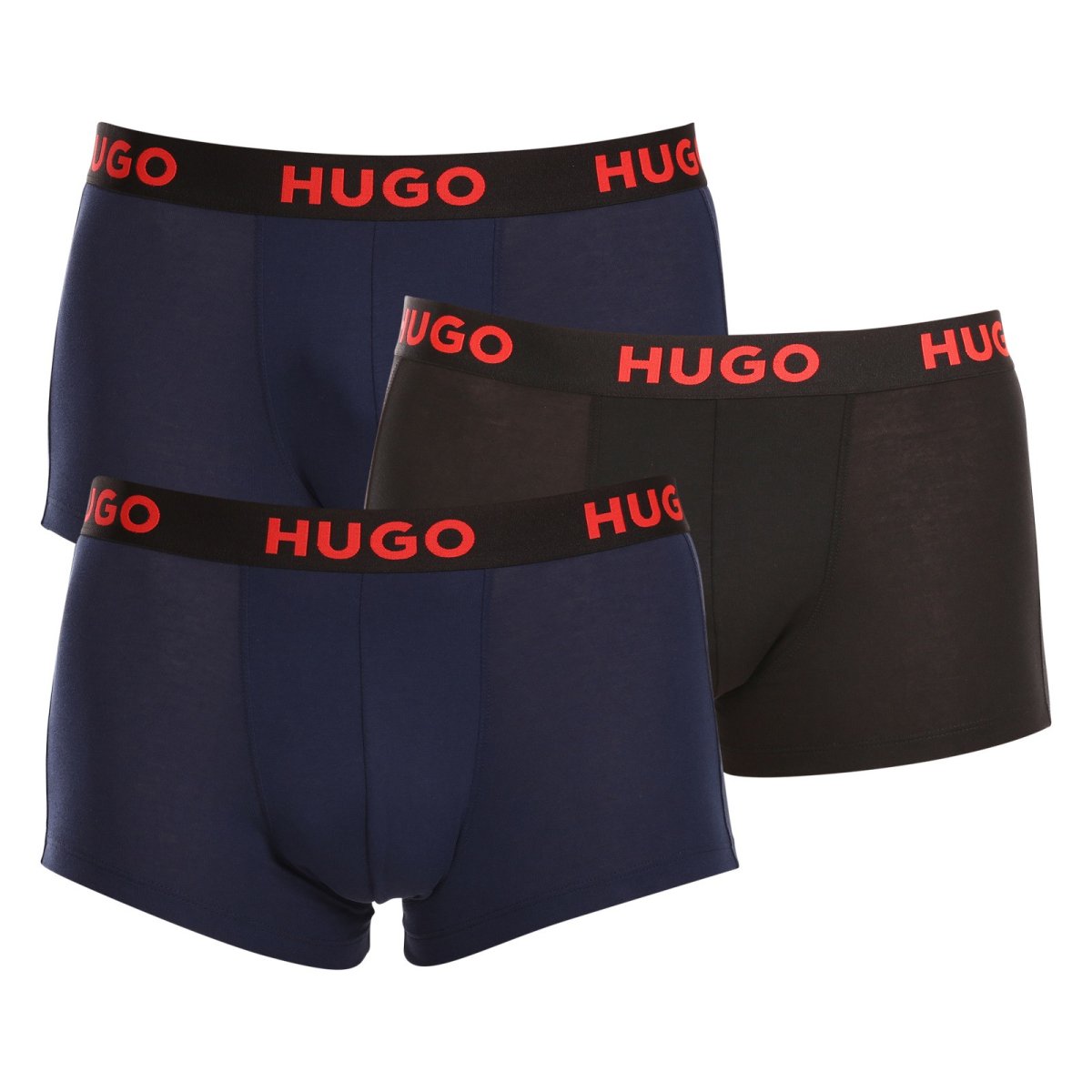 HUGO 3PACK pánské boxerky vícebarevné (50496723 406) M HUGO