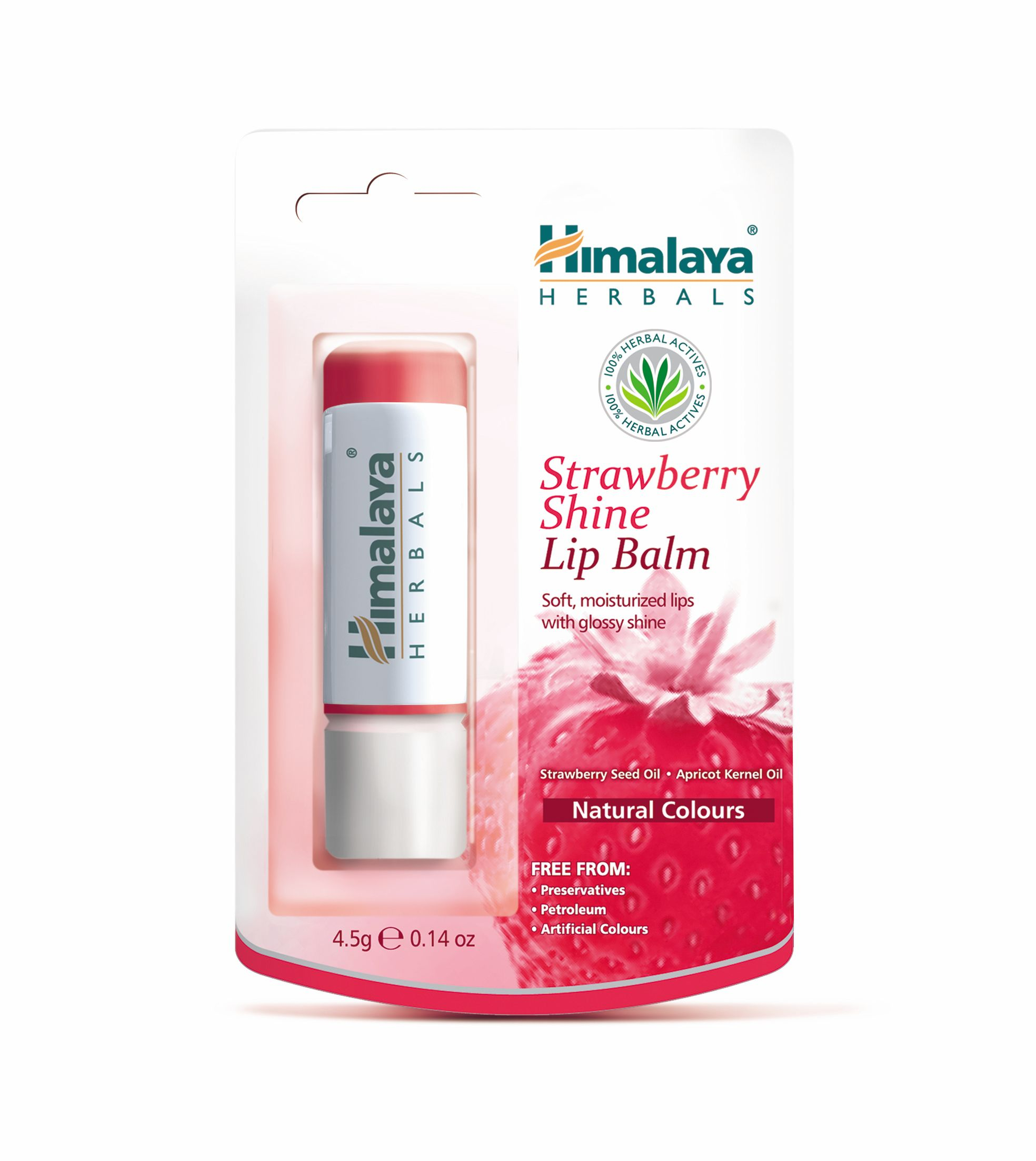 Himalaya Herbals Balzám na rty s jahodovým leskem 4