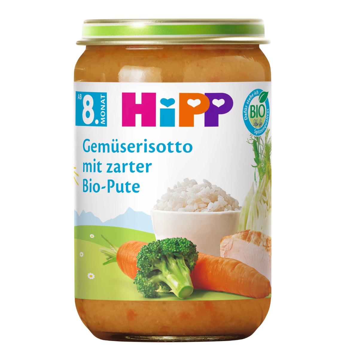 Hipp BIO Zeleninové rizoto s krůtím masem 220 g Hipp