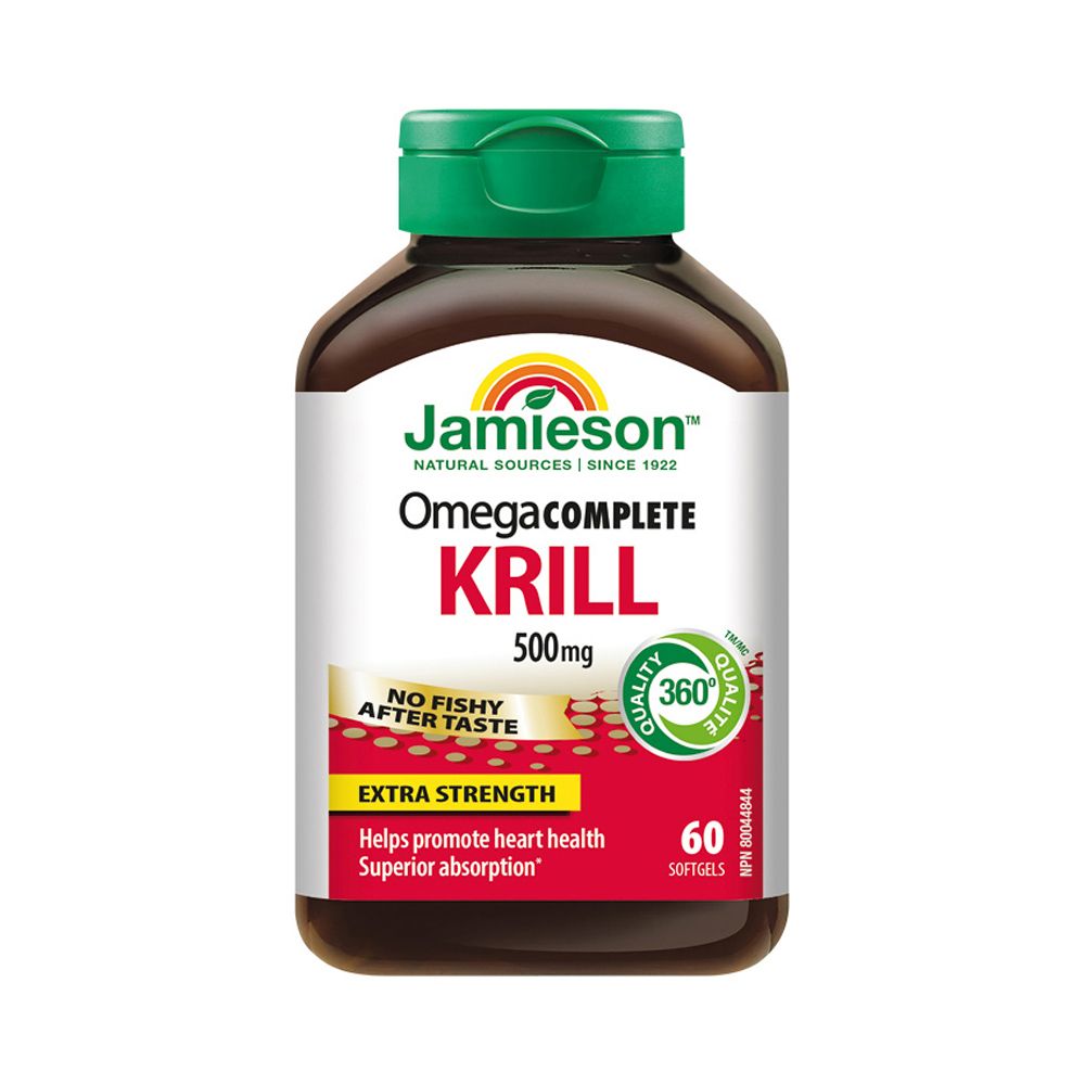 Jamieson Omega COMPLETE Pure Krill 500 mg 60 kapslí Jamieson