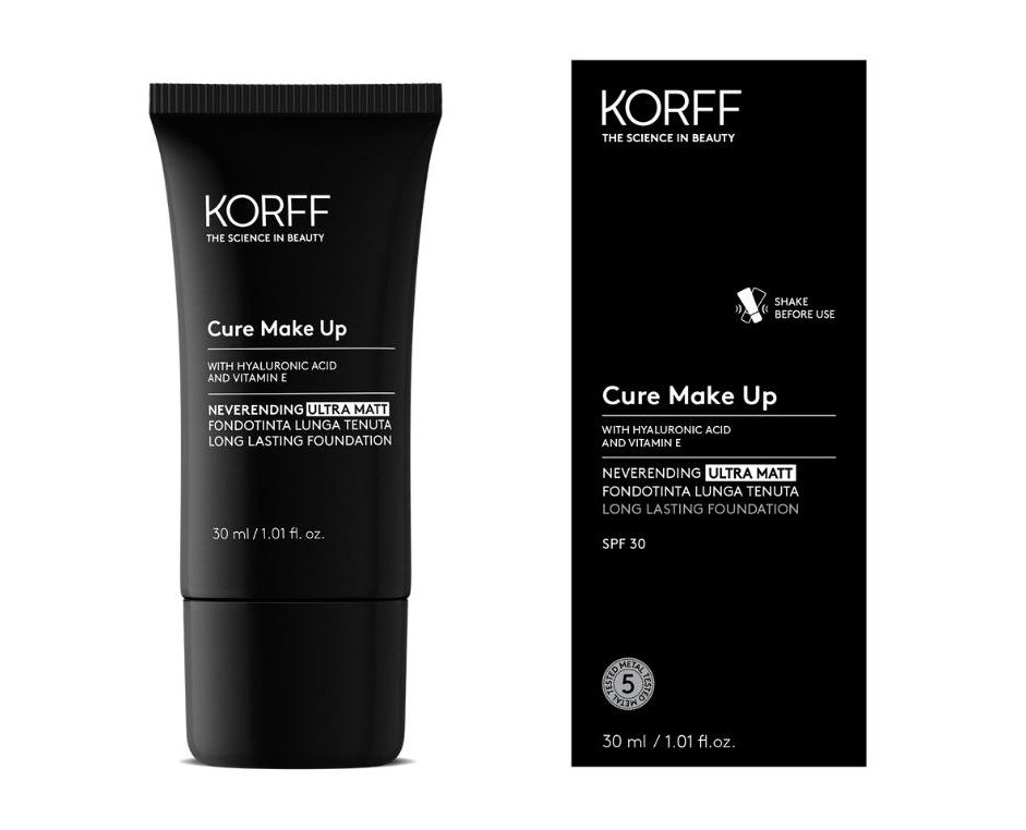 KORFF Cure Makeup Neverending Dlouhotrvající matující make-up SPF30 03 30 ml KORFF
