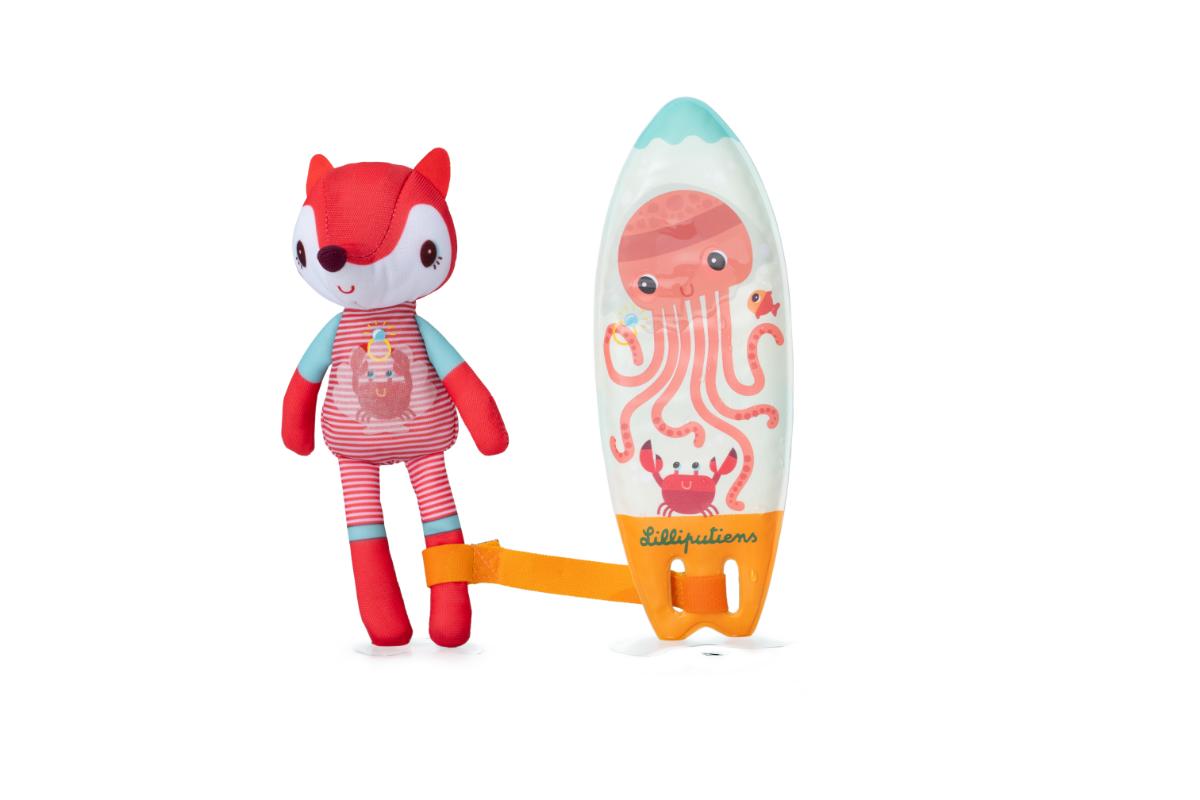 Lilliputiens surfařka liška Alice - magická hračka do vody Lilliputiens