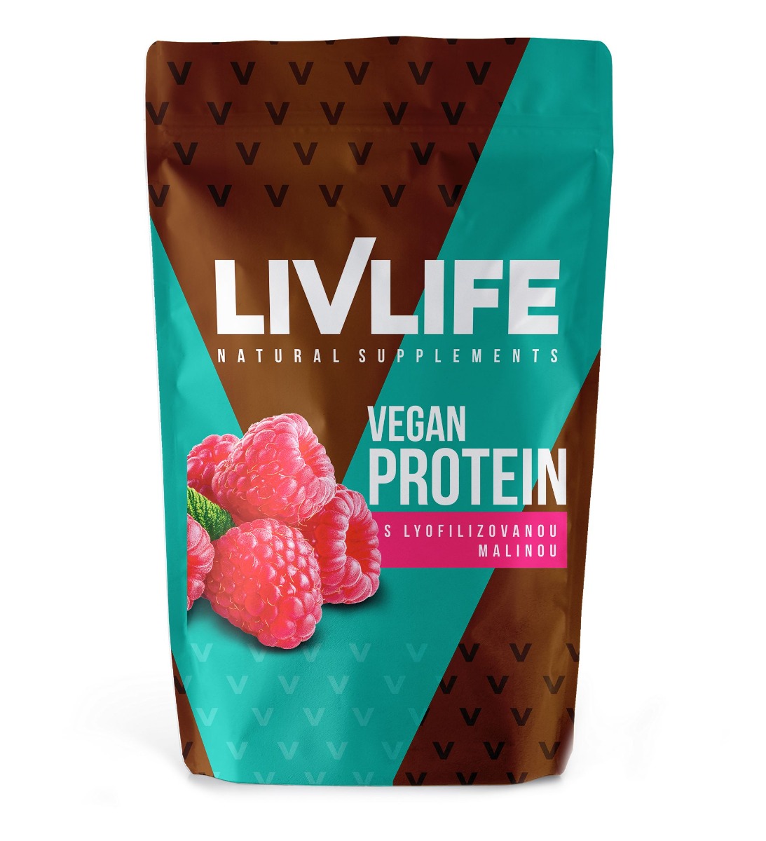 Livlife Vegan Protein s lyofilizovanou malinou 245 g Livlife