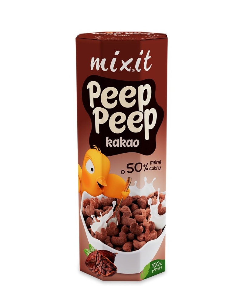 Mixit Cereálie Peep Peep Kakao 280 g Mixit