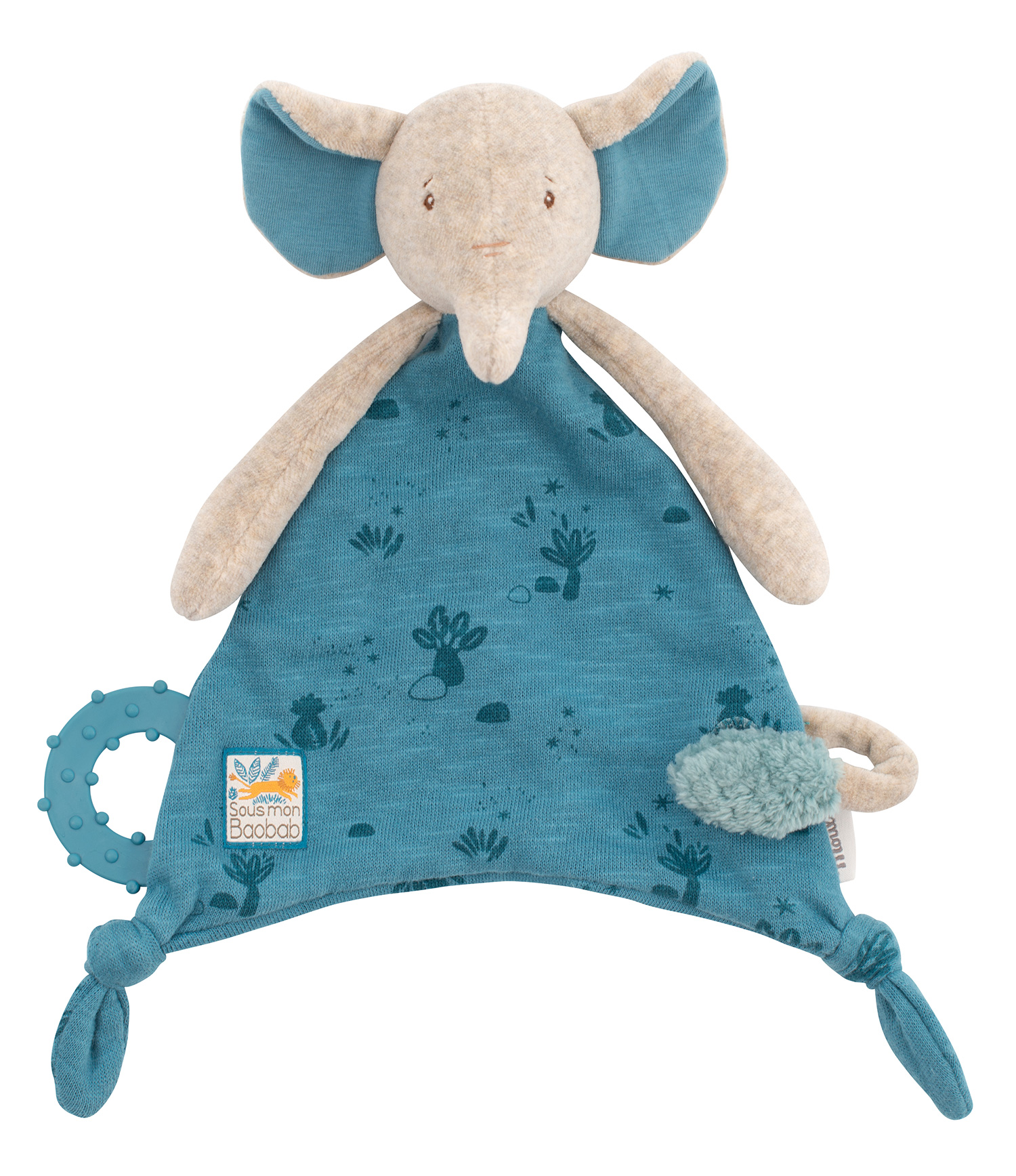 Moulin Roty Mazlící šáteček s kousátkem Sloník Moulin Roty