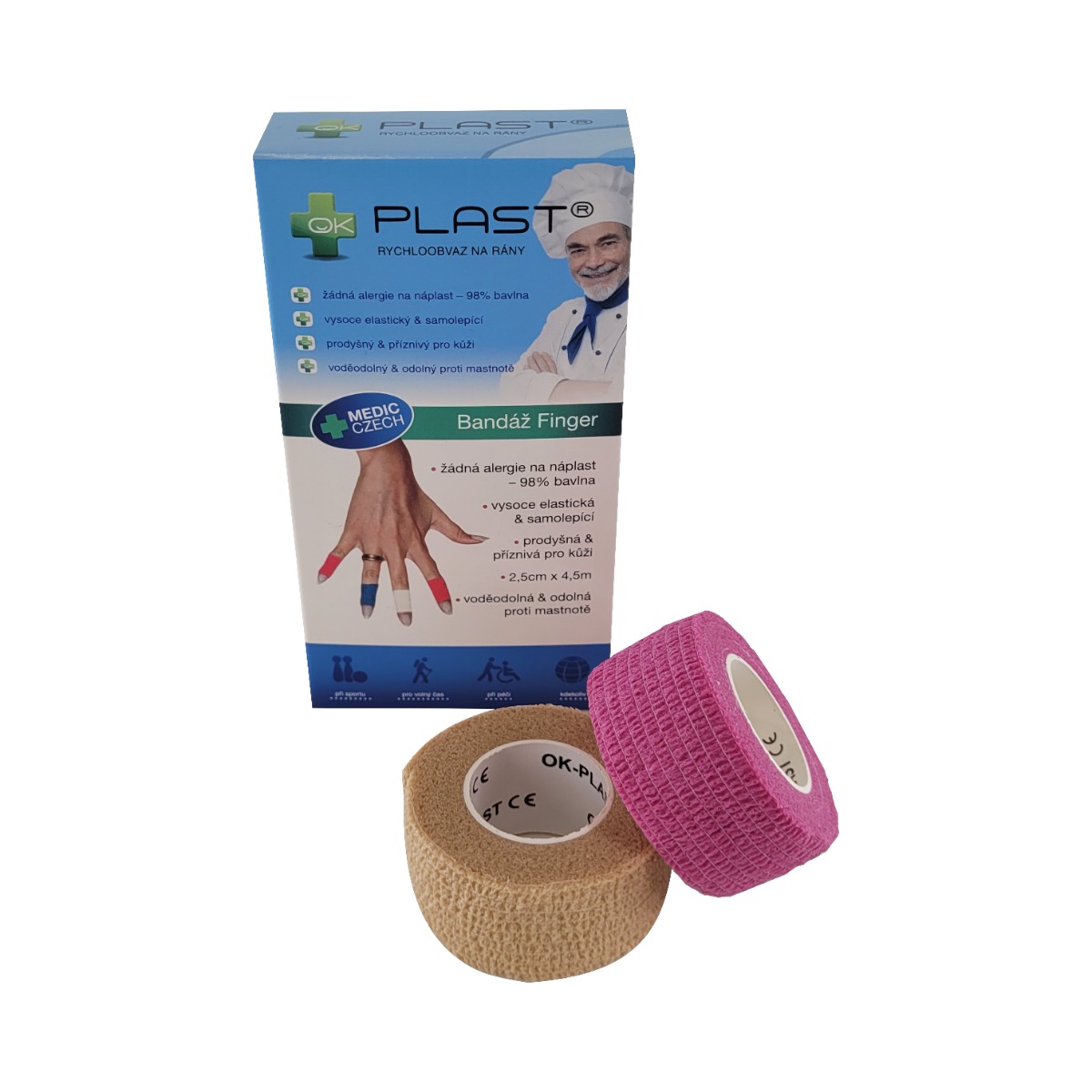 OK-plast Rychloobvaz Bandáž Finger 2