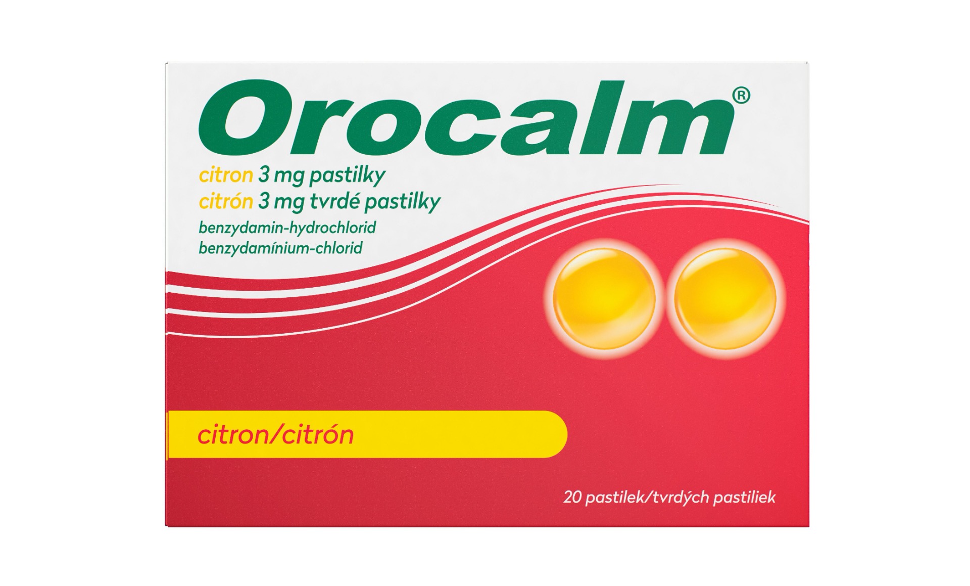 Orocalm Citron 3 mg 20 pastilek Orocalm