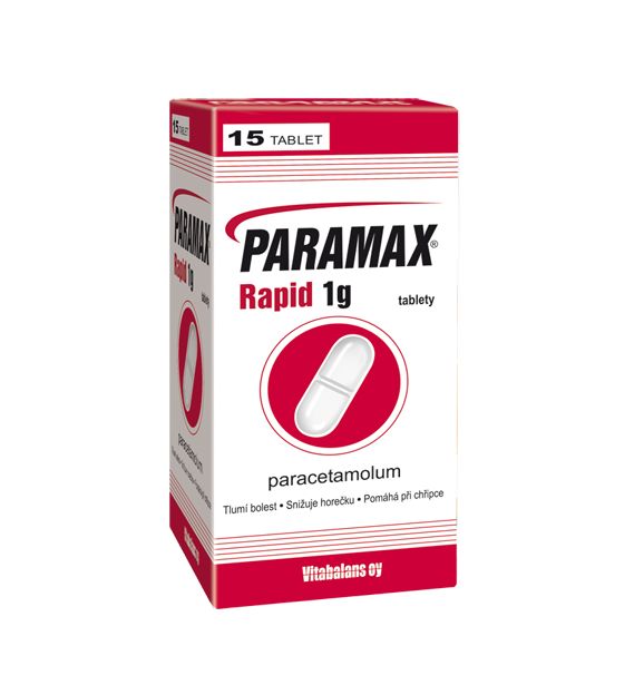 Paramax Rapid 1 g 15 tablet Paramax