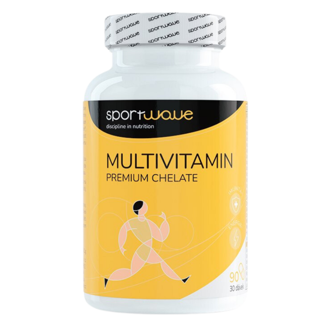 Sport Wave Multivitamin Premium chelate - 90 kapslí Sport Wave