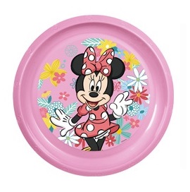 Vetro-Plus Mělký plastový talíř Minnie 22 cm Vetro-Plus