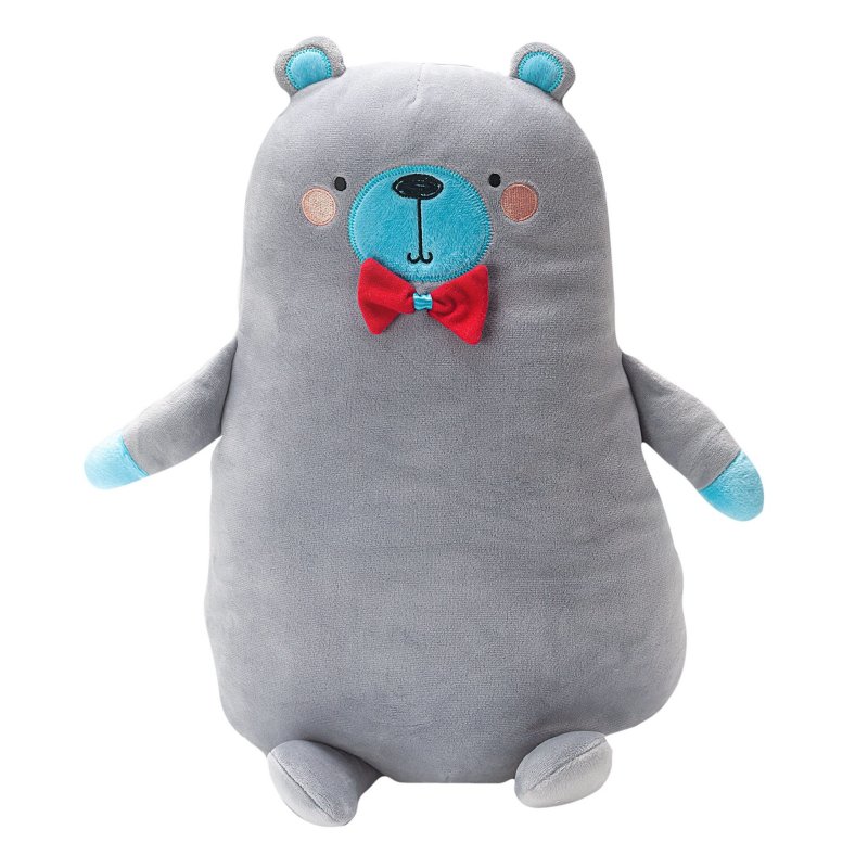 innoGIO plyšový polštářek velký BEAR Grey innoGIO