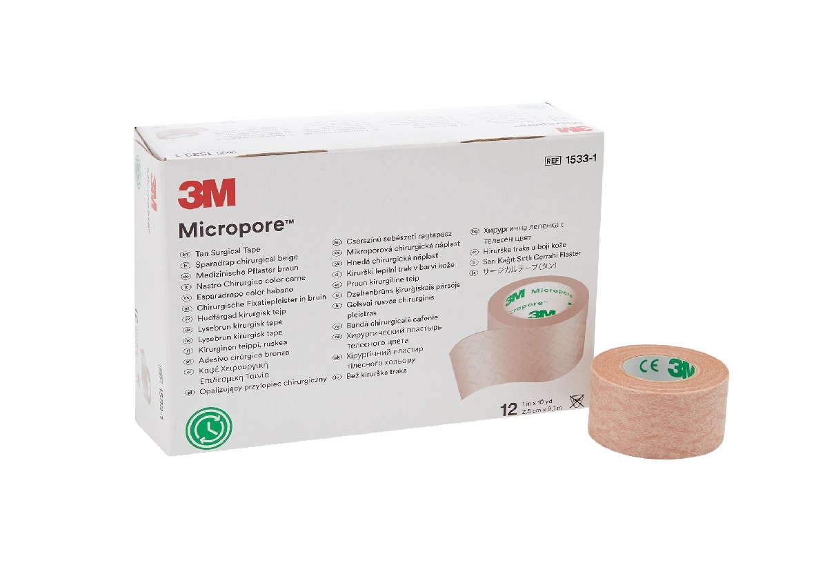 3M Micropore Papírová chirurgická páska 2