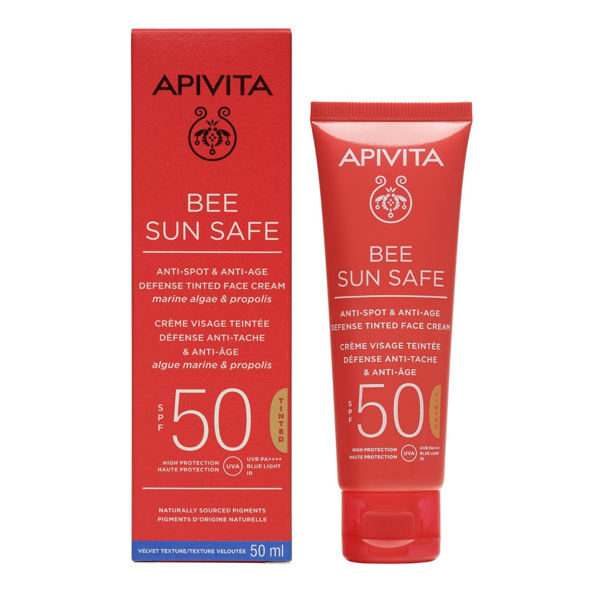 APIVITA Anti-Spot Anti-Age SPF50 tónovaný krém 50 ml APIVITA