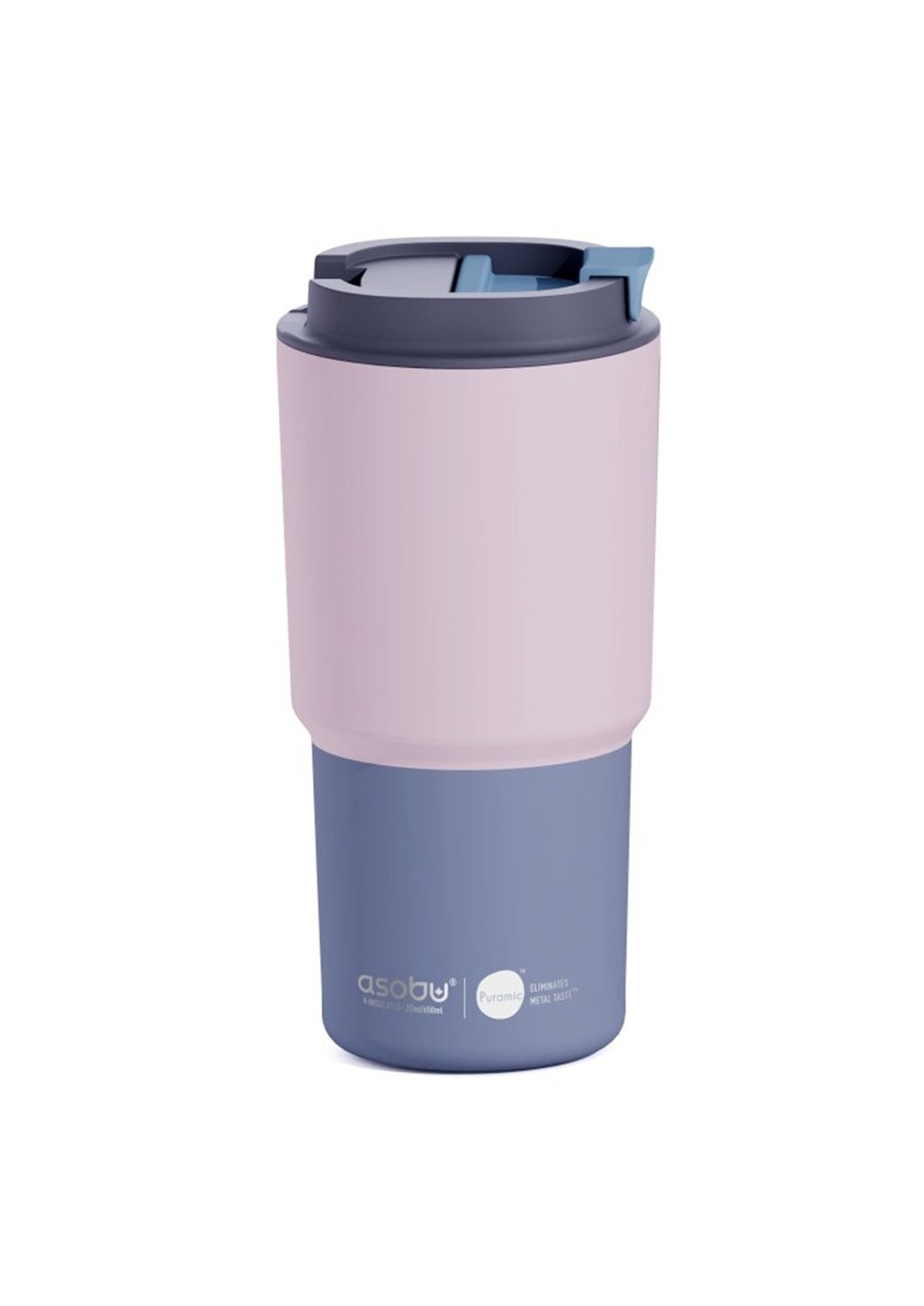 ASOBU PICK ME UP cestovní termohrnek PASTEL PINK 650ml Cestovní termohrnek ASOBU