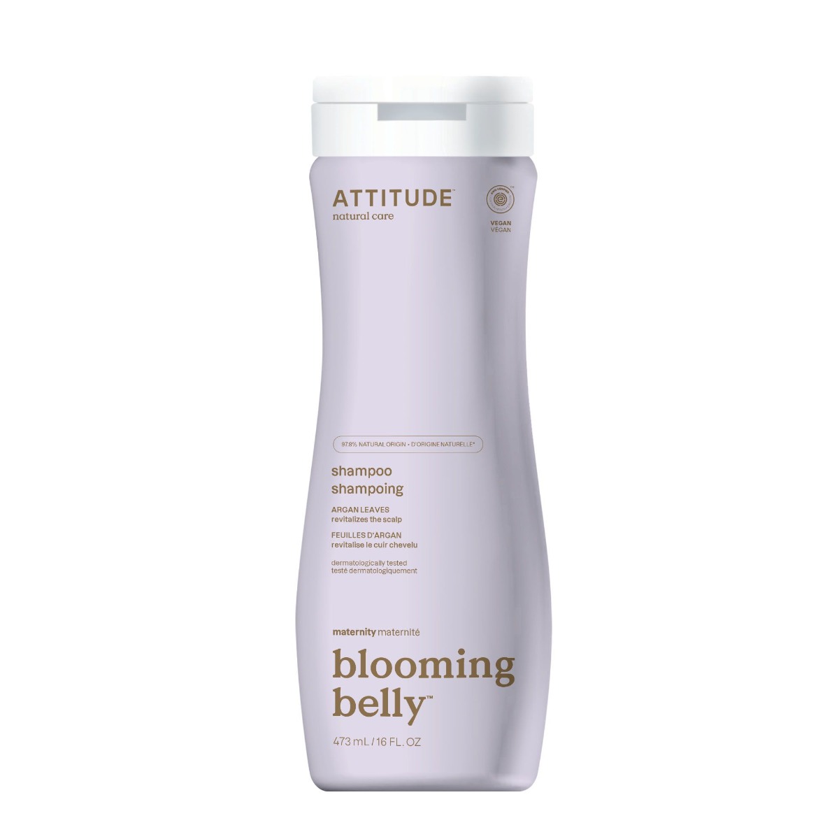 ATTITUDE Blooming belly Přírodní šampon argan 473 ml ATTITUDE