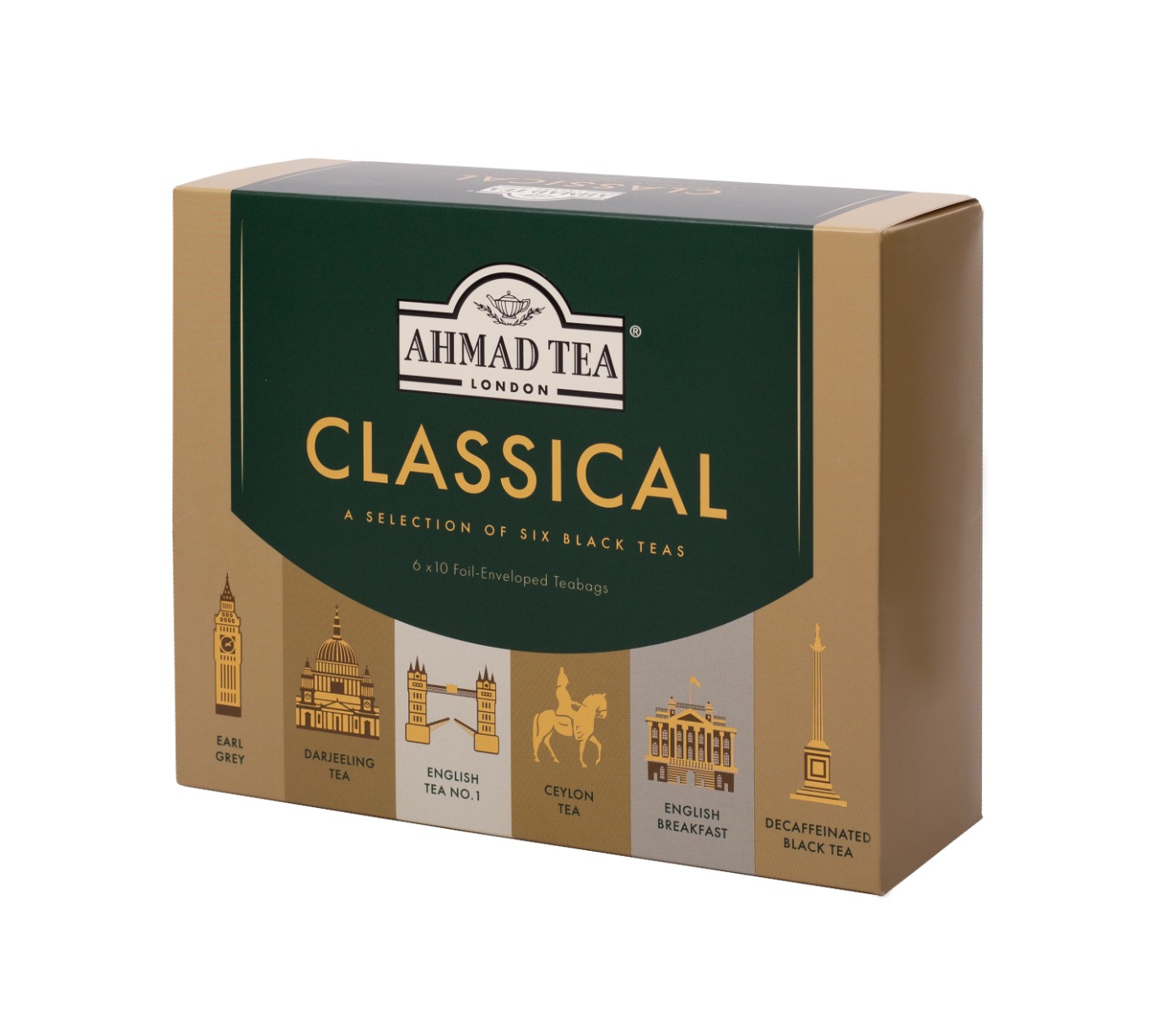 Ahmad Tea Classical Tea Collection porcovaný čaj 6x10 sáčků Ahmad Tea