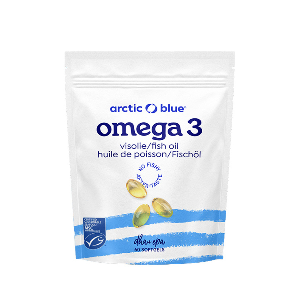 Arctic Blue Omega 3 280 mg DHA + 120 mg EPA 60 gelových kapslí Arctic Blue